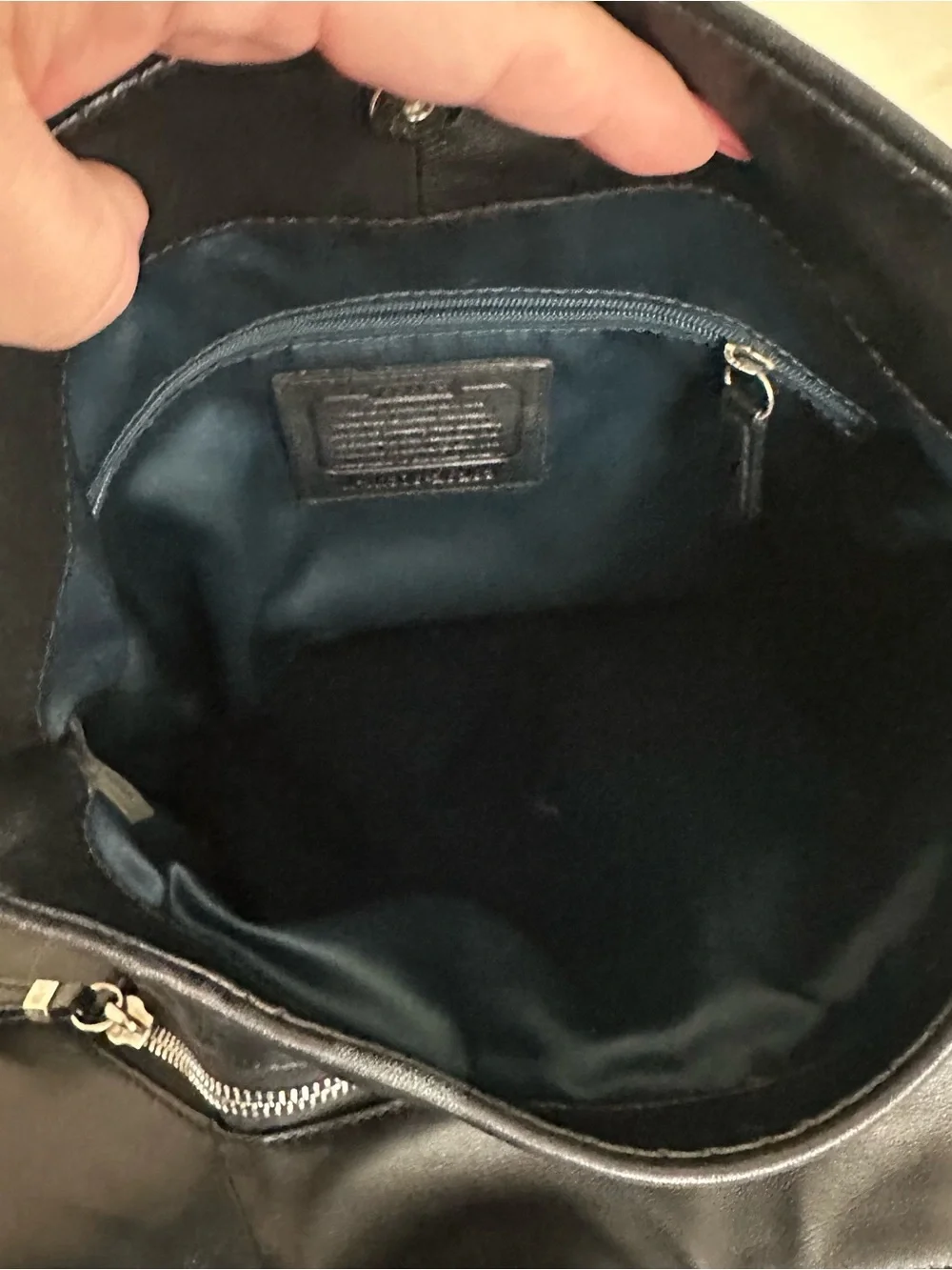 Coach Madison Chenille Ocelot Fabric North/South Tote - Picture 9 of 15